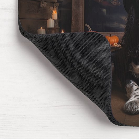 Engelse Cocker Spaniel Pompoenen Halloween Scary Muismat (Hoek)