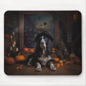 Engelse Cocker Spaniel Pompoenen Halloween Scary Muismat (Voorkant)