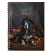 Engelse Cocker Spaniel Pompoenen Halloween Scary Notitieboek (Voorkant)