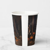 Engelse Cocker Spaniel Pompoenen Halloween Scary Papieren Bekers (Links)