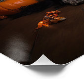 Engelse Cocker Spaniel Pompoenen Halloween Scary Perfect Poster (Hoek)