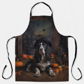 Engelse Cocker Spaniel Pompoenen Halloween Scary Schort (Voorkant)