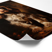 Engelse Cocker Spaniel Poster (Hoek)