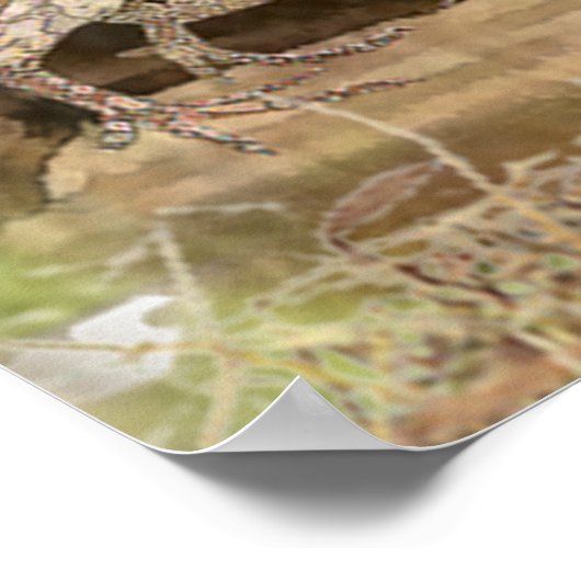 Engelse Cocker Spaniel Poster (Hoek)