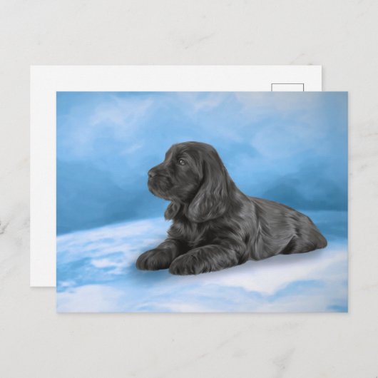 Engelse Cocker Spaniel puppy Briefkaart (Voorkant / Achterkant)