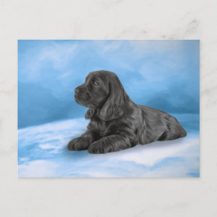 Engelse Cocker Spaniel puppy Briefkaart