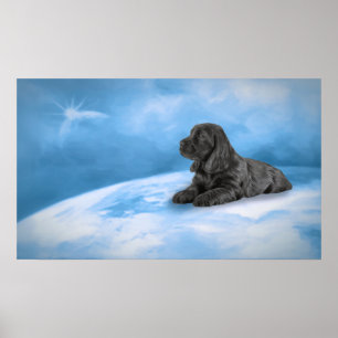 Engelse Cocker Spaniel puppy Poster