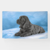Engelse Cocker Spaniel puppy Spandoek (Horizontaal)