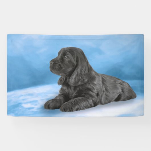 Engelse Cocker Spaniel puppy Spandoek (Horizontaal)