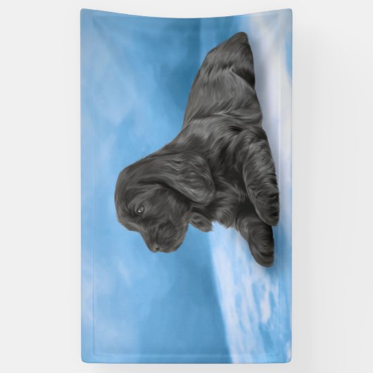 Engelse Cocker Spaniel puppy Spandoek (Verticaal)