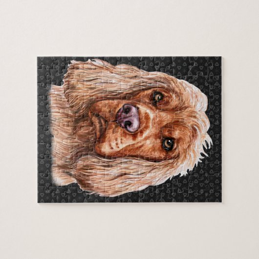 Engelse Cocker Spaniel Puzzle Legpuzzel (Horizontaal)