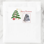 Engelse Cocker Spaniel Rechthoekige Sticker (Tas)