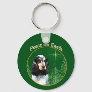 Engelse Cocker Spaniel (roan) Vrede Sleutelhanger