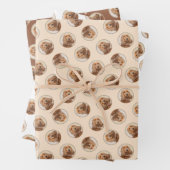 Engelse Cocker Spaniel Schilderen Originele Hond K Inpakpapier Vel (In situ)