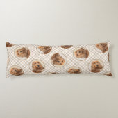 Engelse Cocker Spaniel Schilderen Originele Hond K Lichaamskussen (Achterkant)