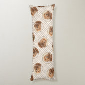 Engelse Cocker Spaniel Schilderen Originele Hond K Lichaamskussen (Achterkant (Verticaal))