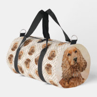 Engelse Cocker Spaniel Schilderen Originele Hond K