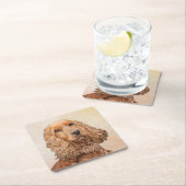 Engelse Cocker Spaniel Schilderij - Originele Hond Kartonnen Onderzetters (Insitu)