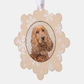 Engelse Cocker Spaniel Schilderij - Originele Hond Ornament Kaart (Links)