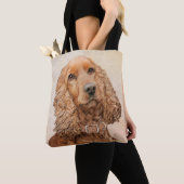 Engelse Cocker Spaniel Schilderij - Originele Hond Tote Bag (Dichtbij)