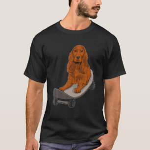 Engelse Cocker Spaniel Skateboarding Hondenliefheb T-shirt