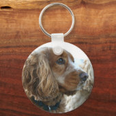 Engelse Cocker Spaniel Sleutelhanger (Voorkant)