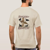 Engelse Cocker Spaniel/Spaniel Club Logo op achter T-shirt (Achterkant)