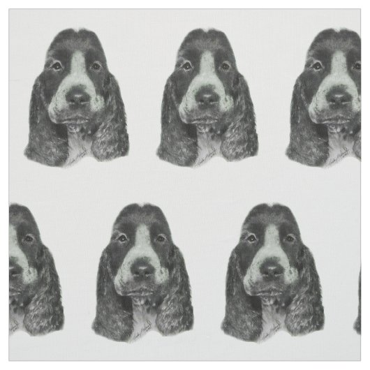 Engelse Cocker Spaniel Stof (Swatch)