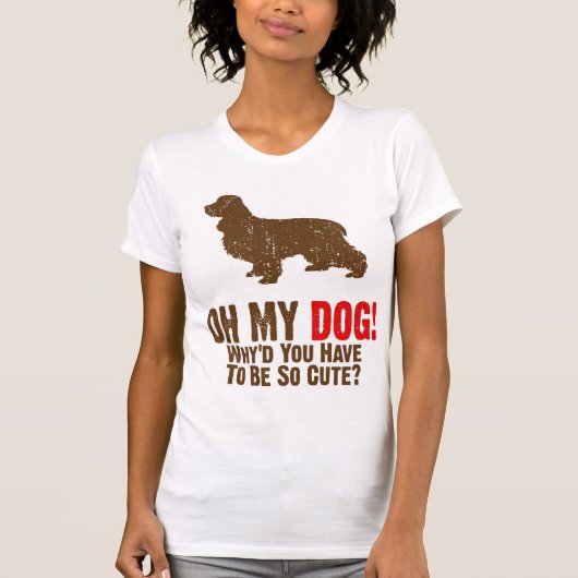 Engelse Cocker Spaniel T-shirt (Voorkant)
