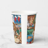 Engelse Cocker Spaniel Vakantie Bakken: Kerstmis Papieren Bekers (Rechts)