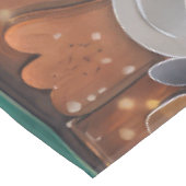 Engelse Cocker Spaniel Vakantie Bakken: Kerstmis Tafelkleed (Gekanteld)