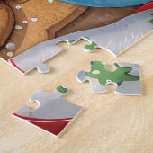Engelse Cocker Spaniel Vakantiebakkerij: Kerstmis Legpuzzel (Zijkant)