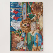 Engelse Cocker Spaniel Vakantiebakkerij: Kerstmis Legpuzzel (Verticaal)