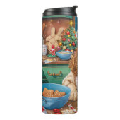Engelse Cocker Spaniel Vakantiebakkerij: Kerstmis Thermosbeker (Gedraaid links)