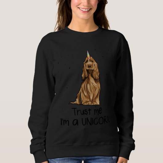 Engelse Cocker Spaniel Vertrouw me, ik ben een een Trui (Voorkant)