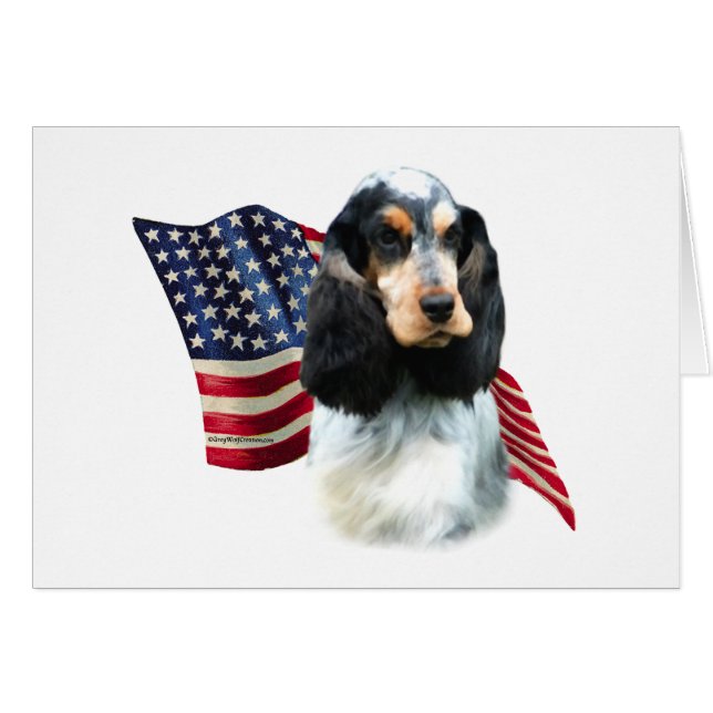 Engelse Cocker Spaniel Vlag (Voorkant Horizontaal)