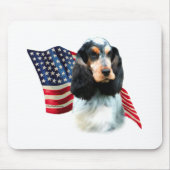 Engelse Cocker Spaniel Vlag Muismat (Voorkant)