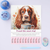 Engelse Cocker Spaniel Zoek Flyer (Enkel)