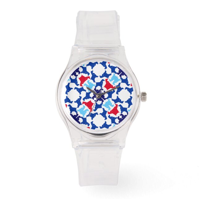 Engelse Cocker Spaniels Horloge (Voorkant)