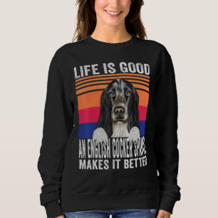 Engelse Cocker Spaniels Maakt Je Leven Goed Vinta Trui