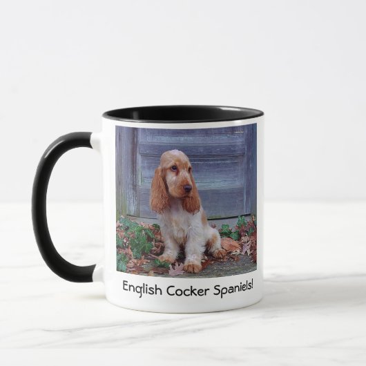 Engelse Cocker Spaniels Mok (Links)