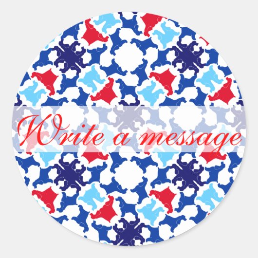 Engelse Cocker Spaniels Ronde Sticker (Voorkant)