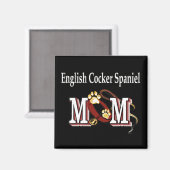 Engelse cockerspaniël moeder cadeaus magneet (Voorkant / Achterkant)