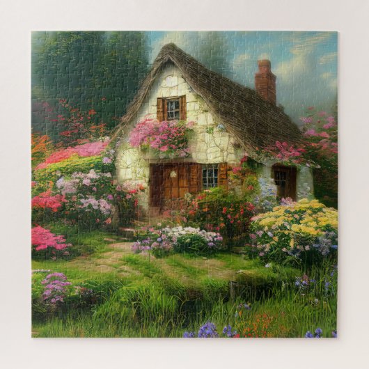 ENGELSE COTTAGE ART PUZZEL (Verticaal)