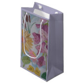 Engelse Cottage Garden Gift Bag Klein Cadeauzakje (Voorkant Gekanteld)
