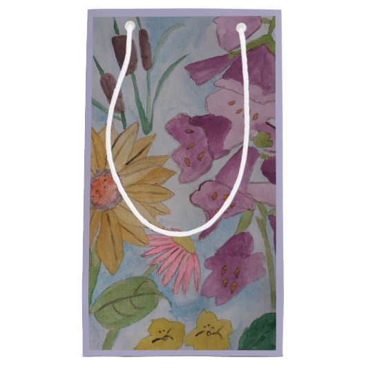 Engelse Cottage Garden Gift Bag Klein Cadeauzakje (Voorkant)