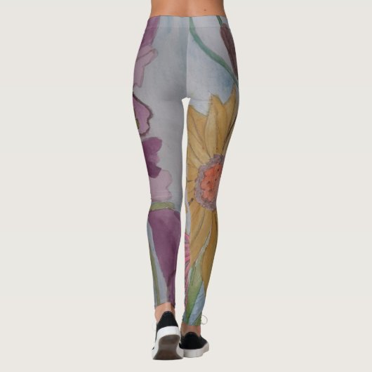 Engelse Cottage Garden Leggings (Achterkant)
