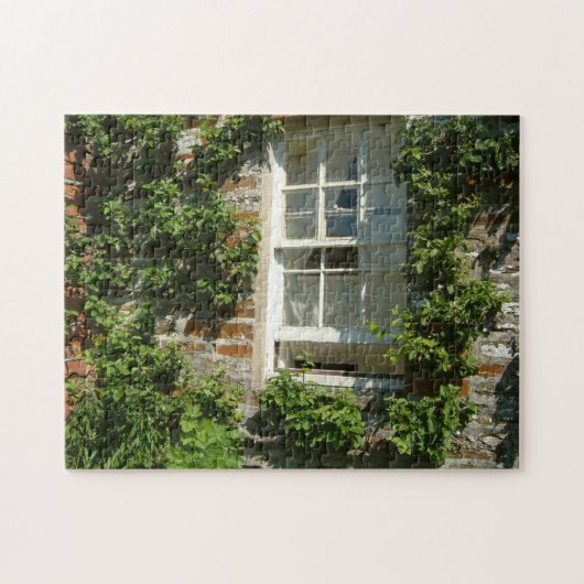 Engelse Cottage I Betoverend Legpuzzel (Horizontaal)