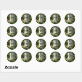 Engelse Cottage I Charmant Ronde Sticker (Vel)
