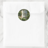 Engelse Cottage I Charmant Ronde Sticker (Tas)